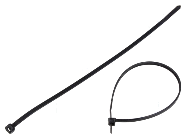 Kabelbinder; L: 200mm; W: 3,5mm; polyamide; zwart; 100st; -35÷85°C Kabelbinder; L: 200mm; W: 3,5mm; polyamide; zwart; 100st; -35÷85°C